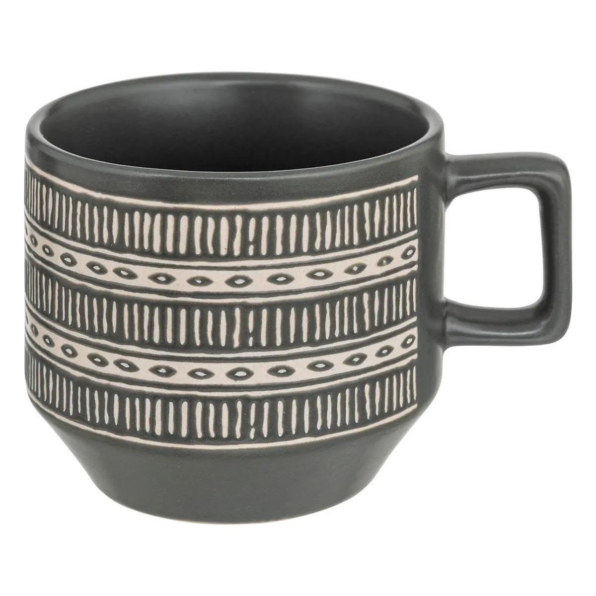 SECRET DE GOURMET Lot de 4 Mugs sur Rack  Inuit Dreams  23cl Multicolore