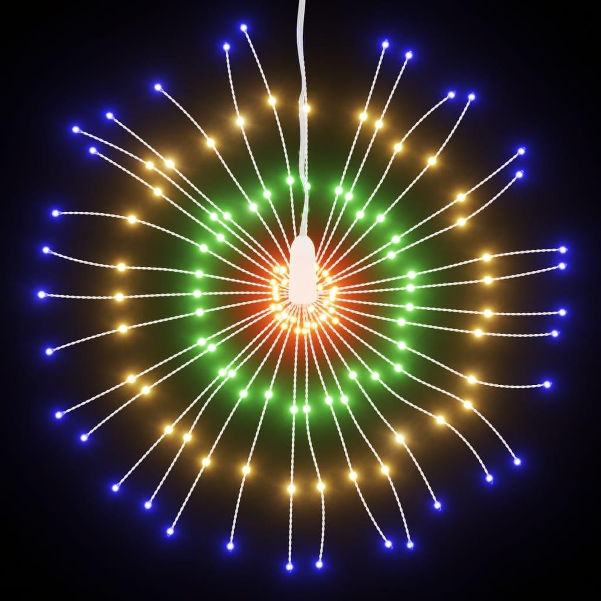 Voir la diapositive 4 : VIDAXL Etoile rayonnante de Noël 140 LED 8 pcs multicolore 17 cm
