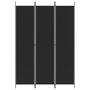 Voir la diapositive 3 : VIDAXL Cloison de separation 3 panneaux Noir 150x220 cm Tissu