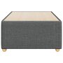 Voir la diapositive 4 : VIDAXL Cadre de lit sans matelas gris fonce simple tissu