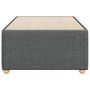 Voir la diapositive 4 : VIDAXL Cadre de lit sans matelas gris fonce simple tissu
