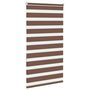 Voir la diapositive 4 : VIDAXL Store zebre marron 70x150 cm largeur du tissu 65,9 cm polyester