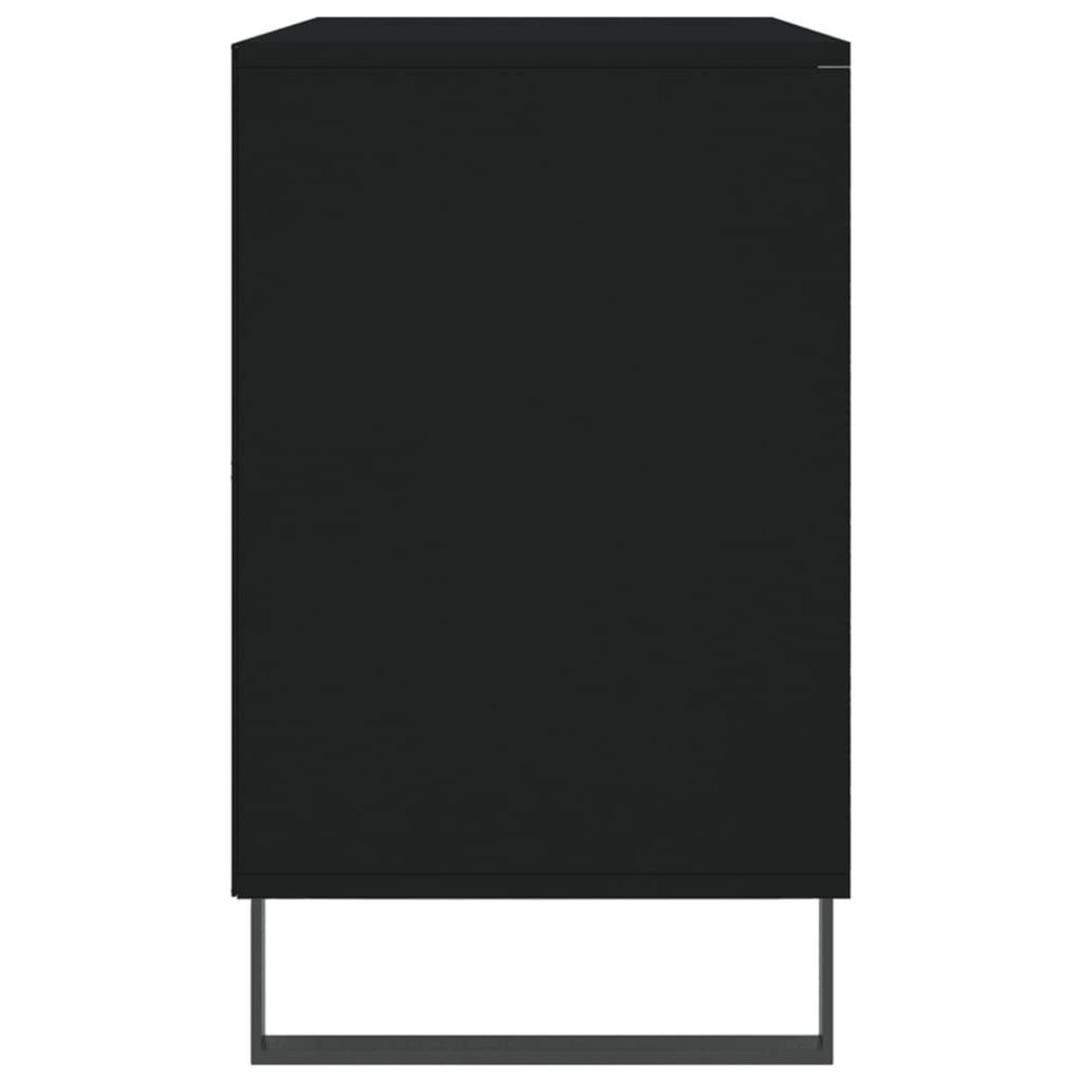 VIDAXL Armoire a chaussures Noir 102x36x60 cm Bois d'ingenierie