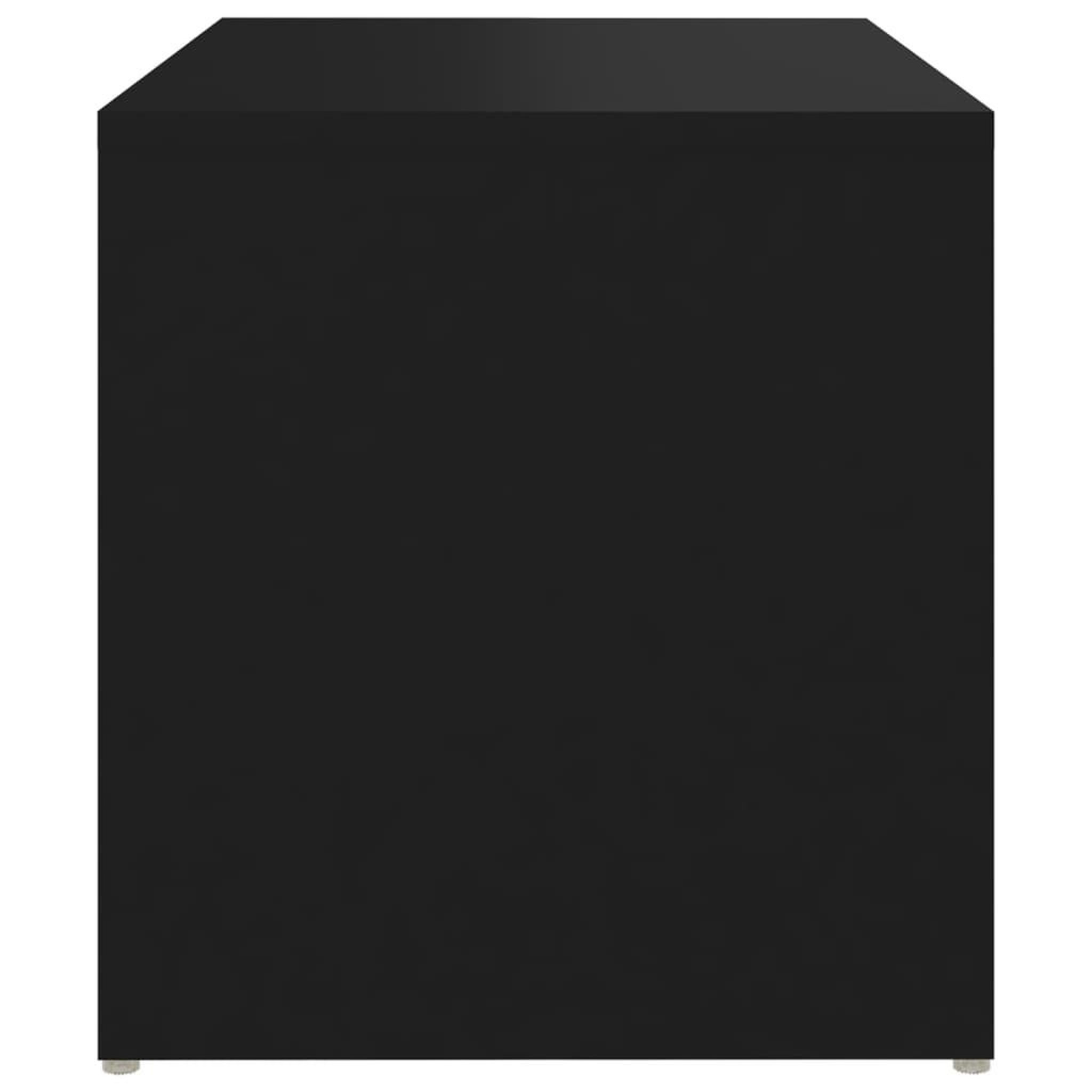 Voir la diapositive 5 : VIDAXL Table d'appoint noir 59x36x38 cm bois d'ingenierie