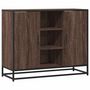 Voir la diapositive 2 : VIDAXL Buffet chene marron 92x35x76 cm Bois d'ingenierie