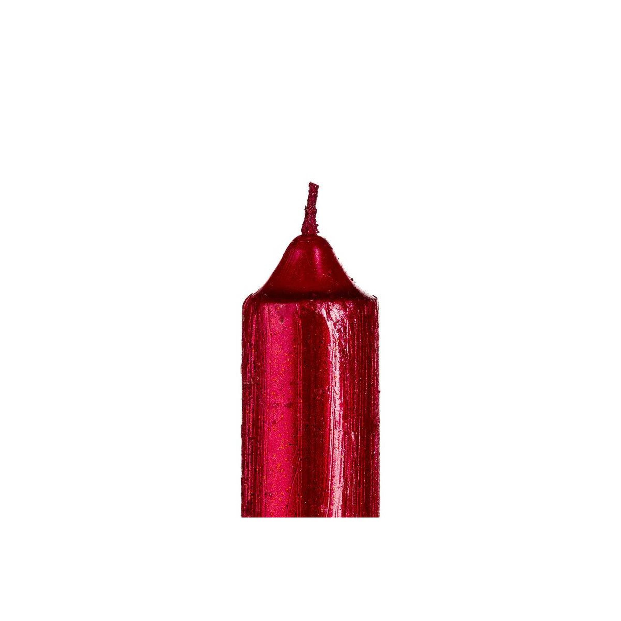 Voir la diapositive 5 : FEERIC LIGHT & CHRISTMAS Lot de 4 bougies bâton  colorama  48g rouge