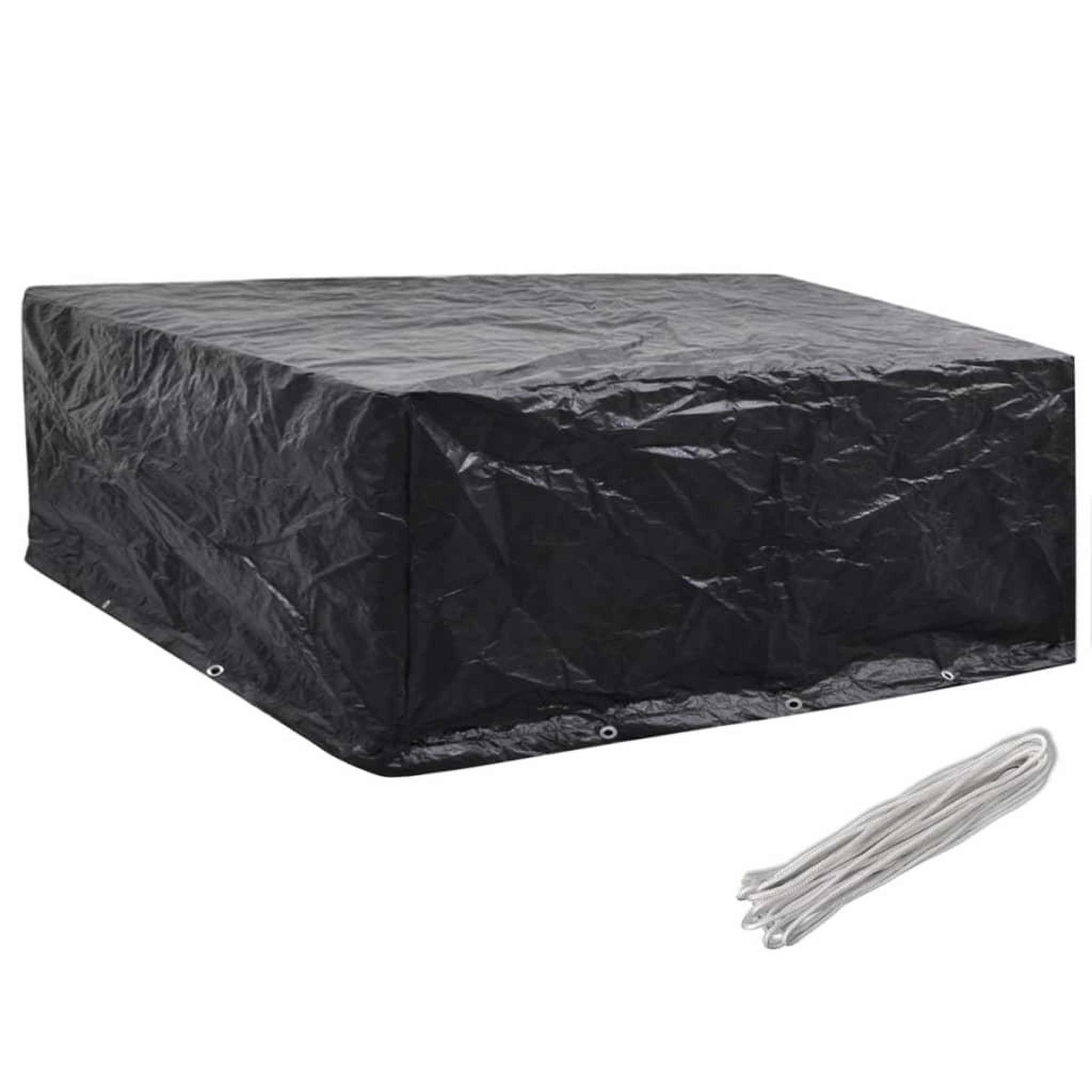 Voir la diapositive 2 : VIDAXL Housses de salon de jardin 2 pcs 10 œillets 260x260x90 cm