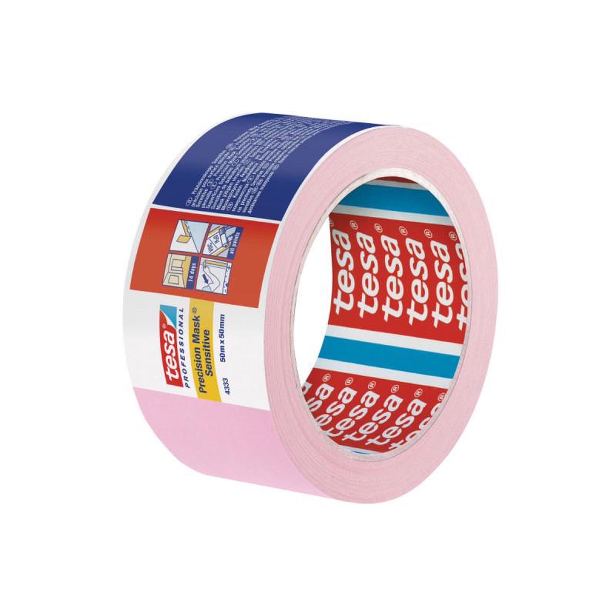 ESPACE-BRICOLAGE Ruban de masquage tesa - 50m x 50mm - rose