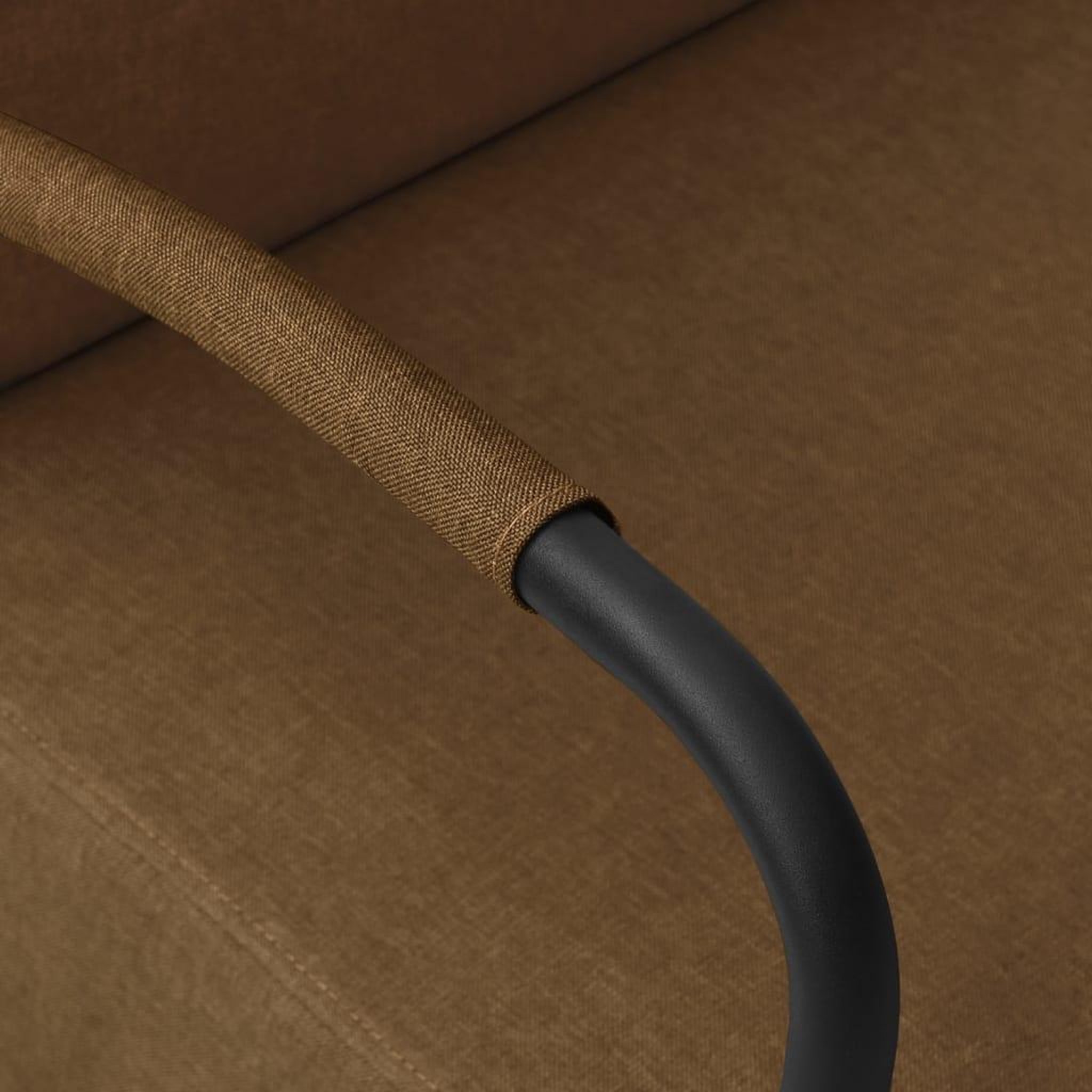 Voir la diapositive 5 : VIDAXL Fauteuil marron tissu
