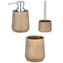 TOILINUX Set d'accessoires de salle de bain design Ohrid - Doré