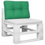 Voir la diapositive 3 : VIDAXL Coussin de palette vert 60x40x12 cm tissu