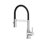 franke Mitigeur avec douchette semi pro chrome et noir - 901819
