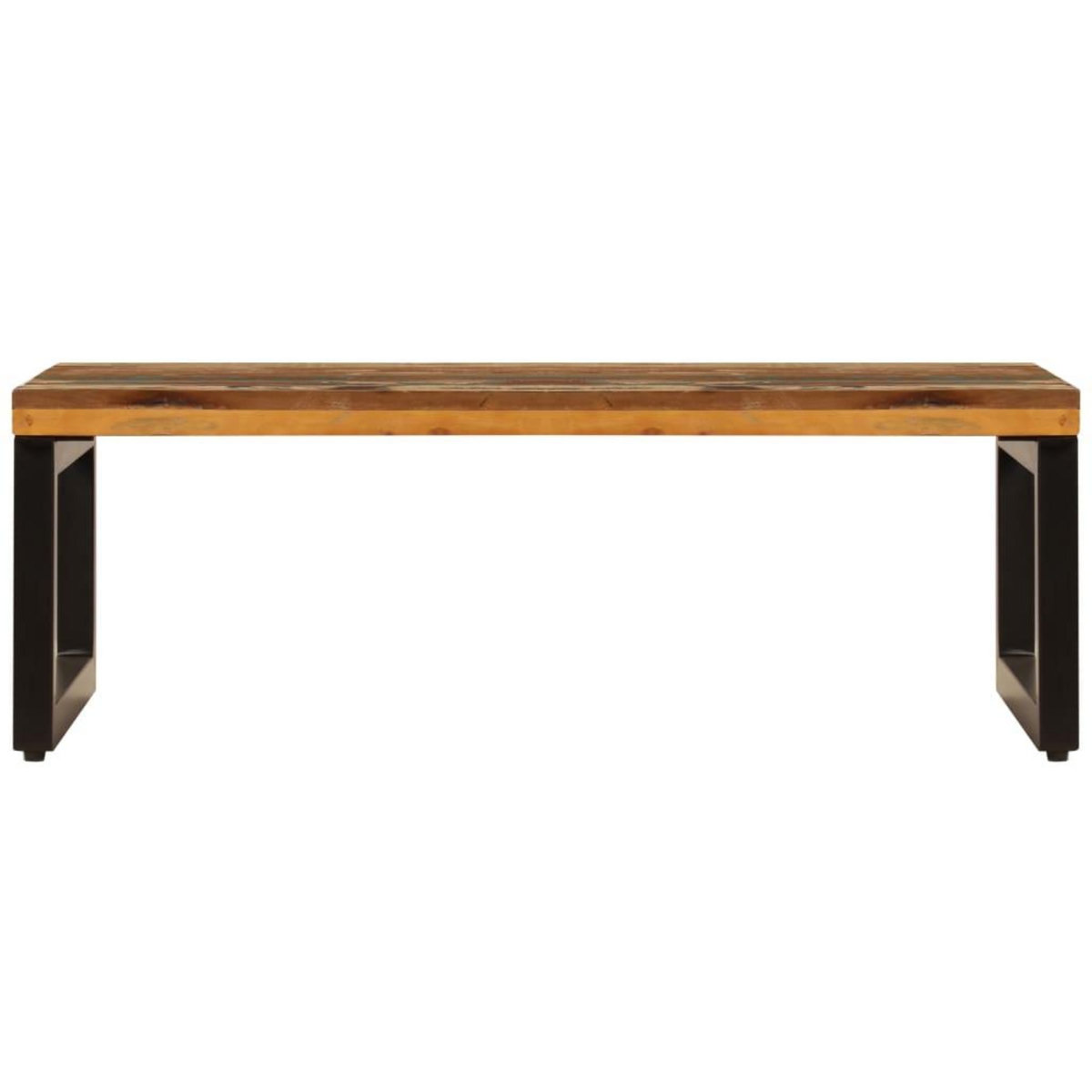 VIDAXL Table basse 100x50x35 cm Bois de recuperation solide et acier