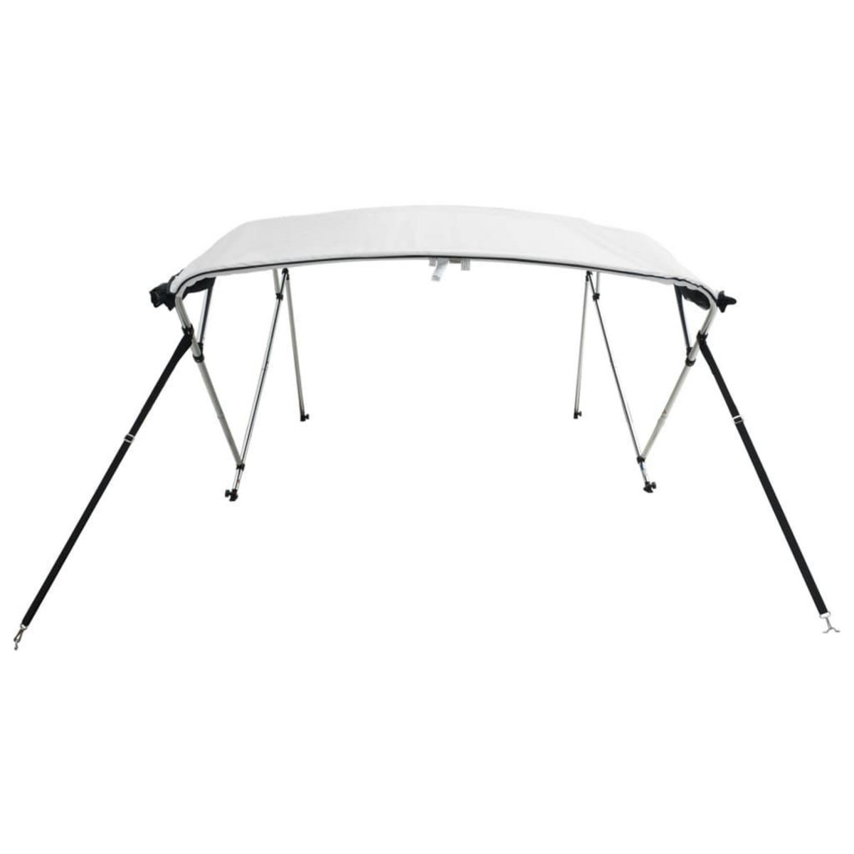 VIDAXL Toit bimini a 4 arceaux parois en maille 243x(170-182)x137 cm