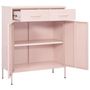 Voir la diapositive 5 : VIDAXL Armoire de rangement Rose 80x35x101,5 cm Acier