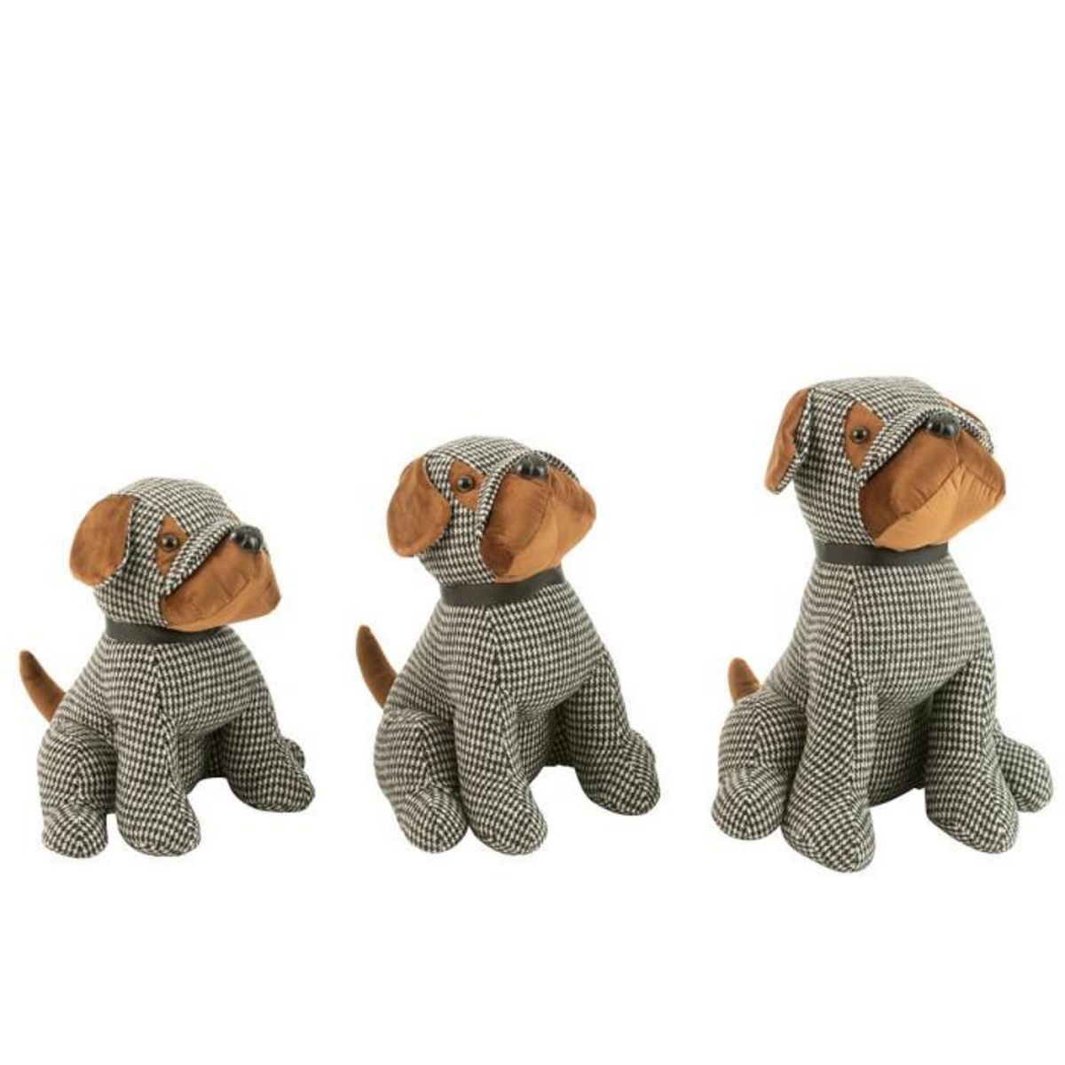 Paris Prix Cale-Porte Chien  Carreaux  33cm Noir