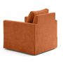 Voir la diapositive 6 : LISA DESIGN Serena - fauteuil déhoussable en velours texturé