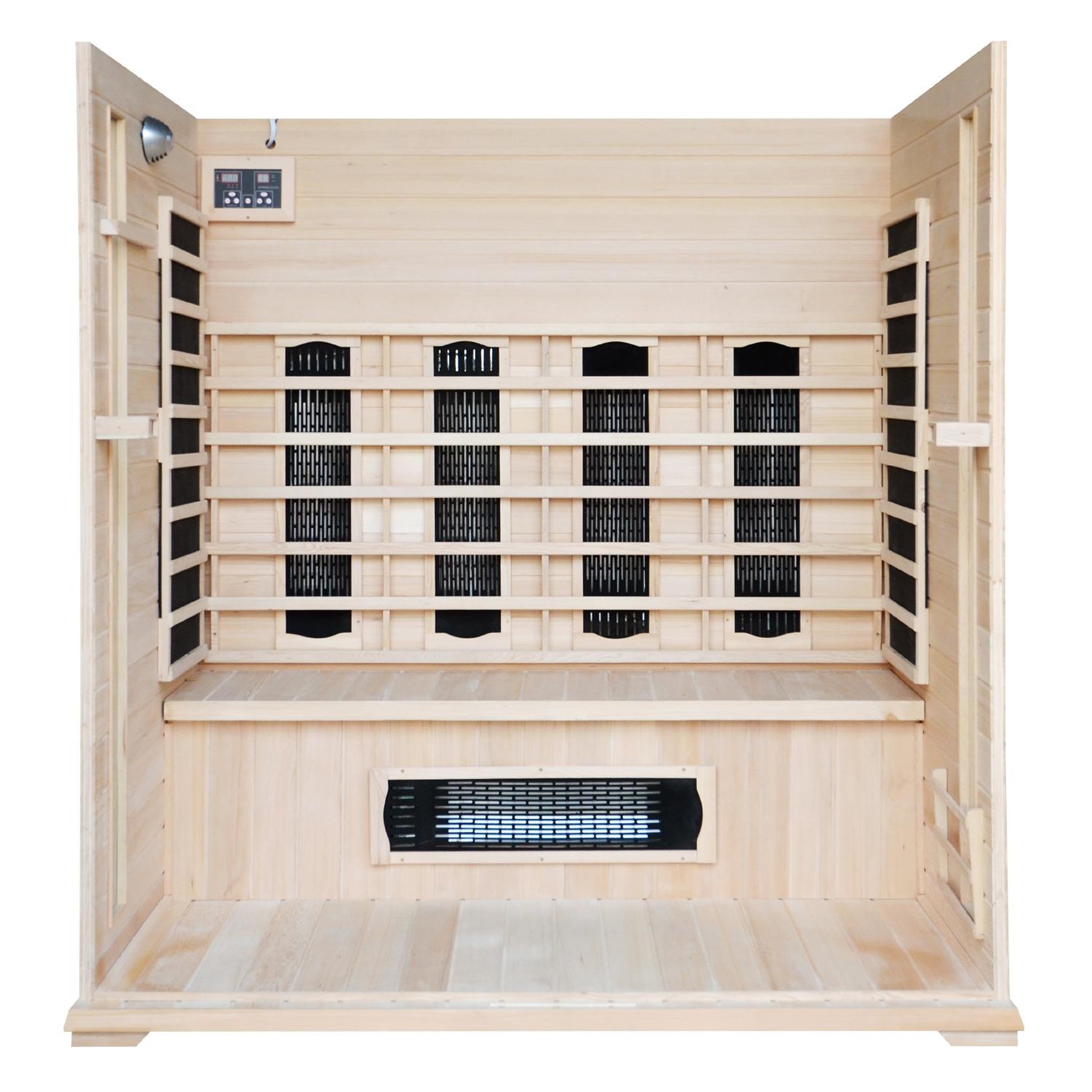 Voir la diapositive 3 : CONCEPT USINE Cabine de sauna luxe infrarouge 4-5 places narvik