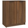 Voir la diapositive 2 : VIDAXL Meuble a chaussures Chene marron 59x35x70 cm Bois d'ingenierie