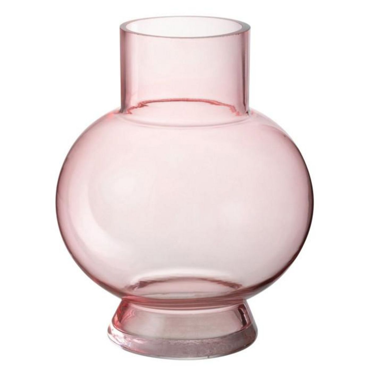Paris Prix Vase Boule en Verre  Pinky Perfect  22cm Rose Clair