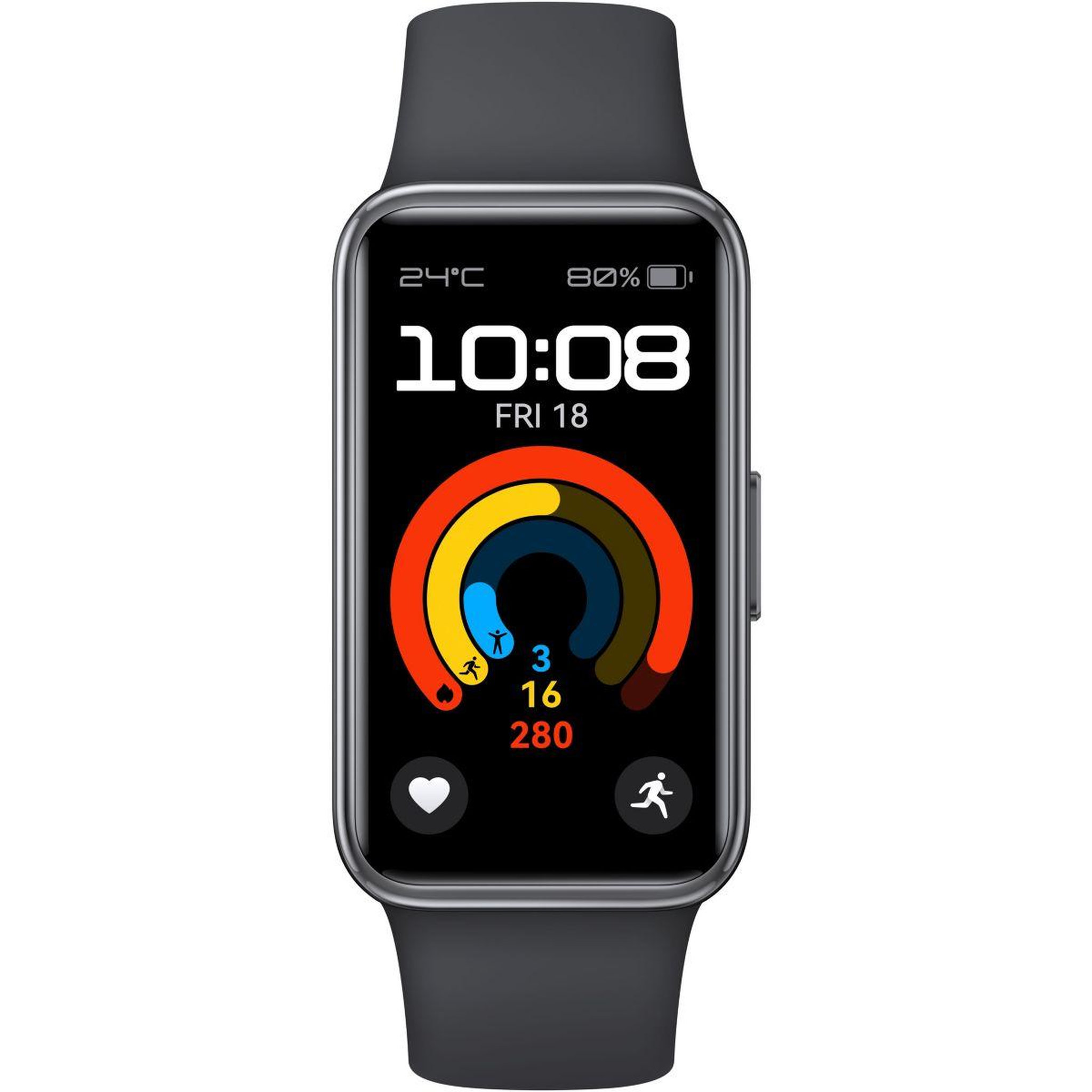 Voir la diapositive 1 : HUAWEI Montre connectée Band 9 Noir