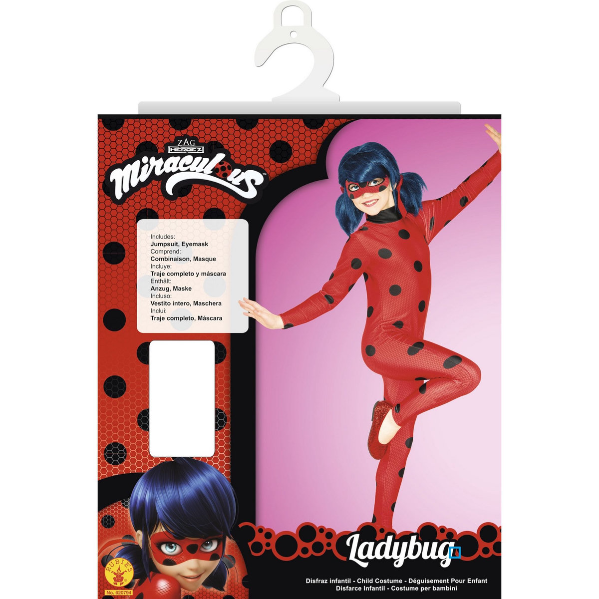 RUBIES Déguisement classique Ladybug Miraculous - taille XL