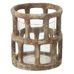 Paris Prix Photophore Antique en Résine  Creta  16cm Multicolore