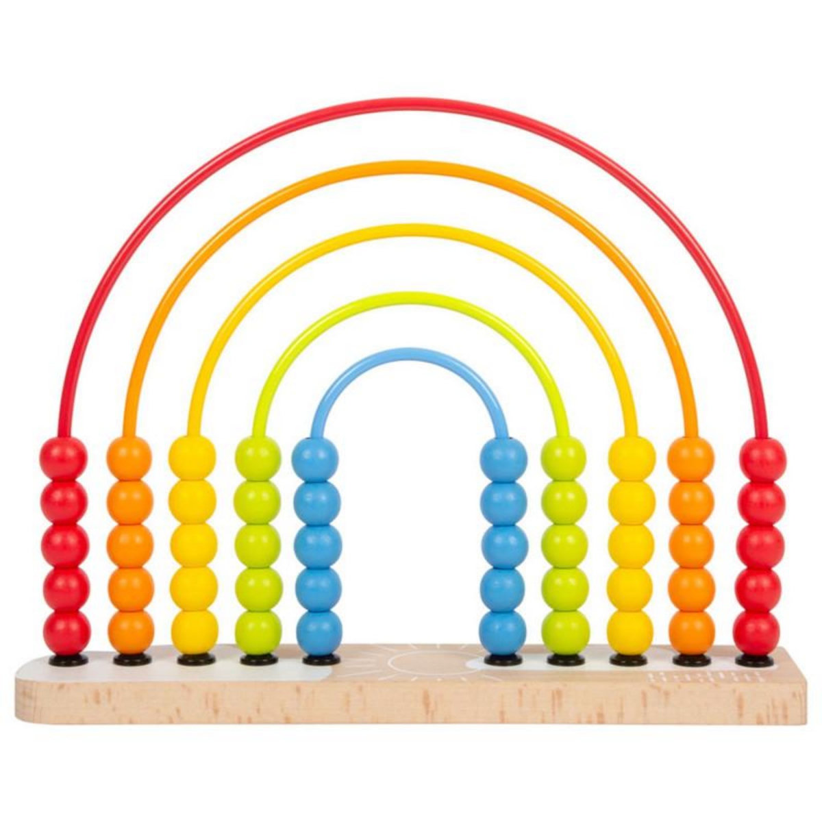 SMALL FOOT Small Foot - Wooden Motor Spiral Rainbow 11965