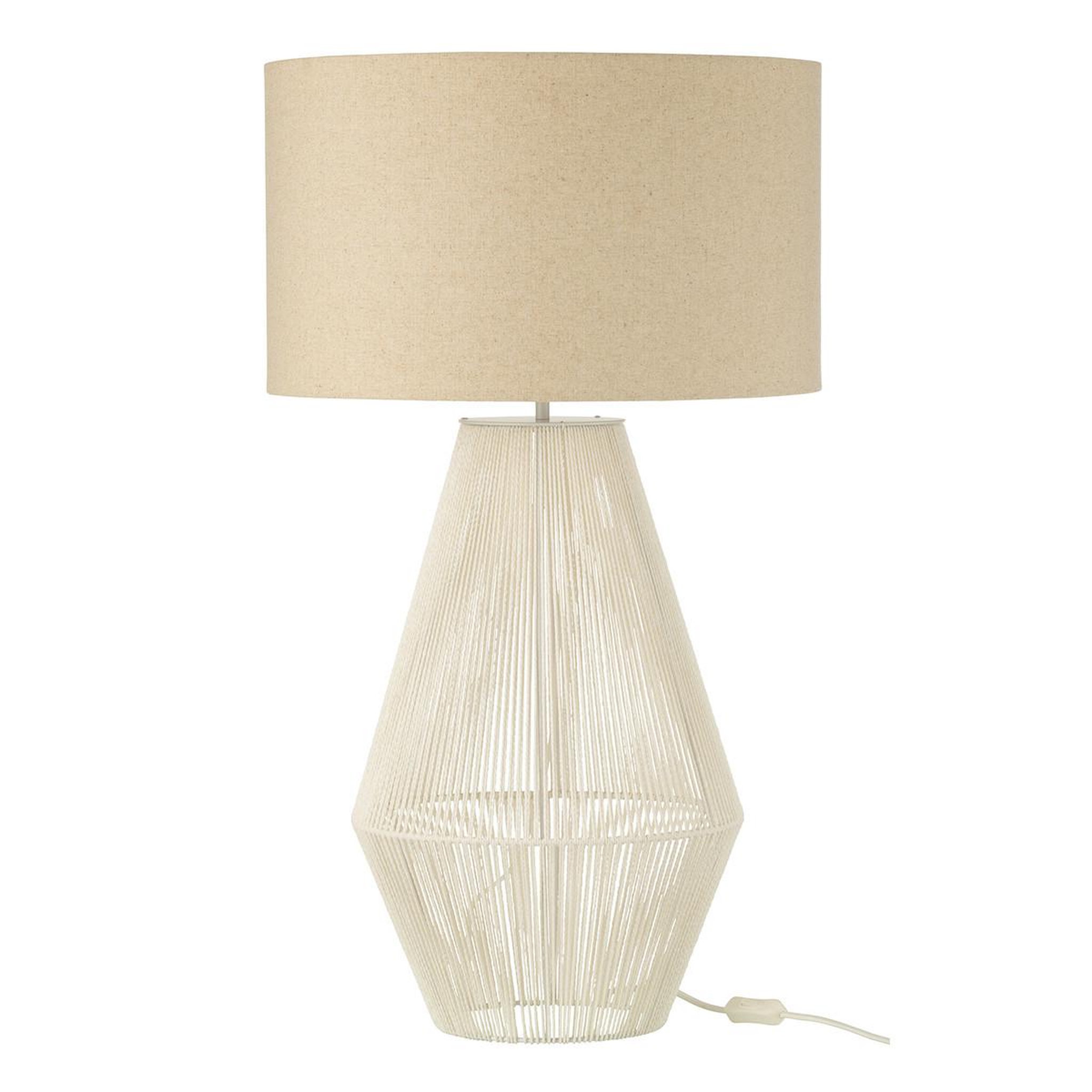 J-LINE Lampe à poser design  striing  78cm blanc