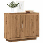 VIDAXL Buffet chene artisanal 92x35x75 cm bois d'ingenierie
