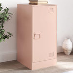 VIDAXL Buffet rose 34,5x39x73 cm acier