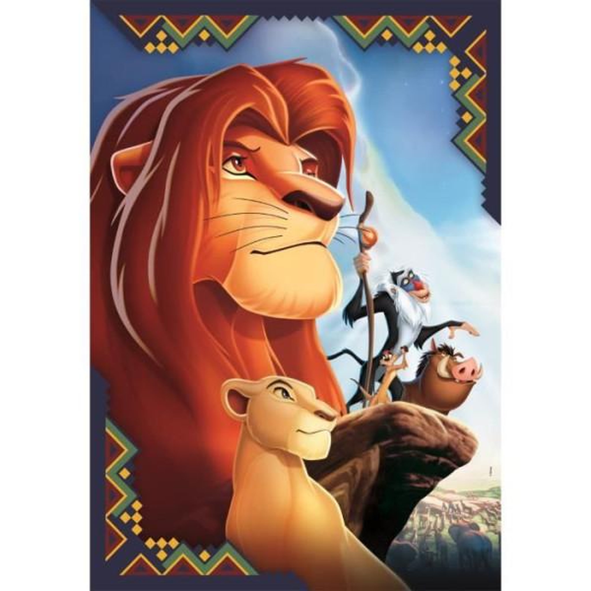 Voir la diapositive 2 : CLEMENTONI Clementoni - 104 pieces - le roi lion