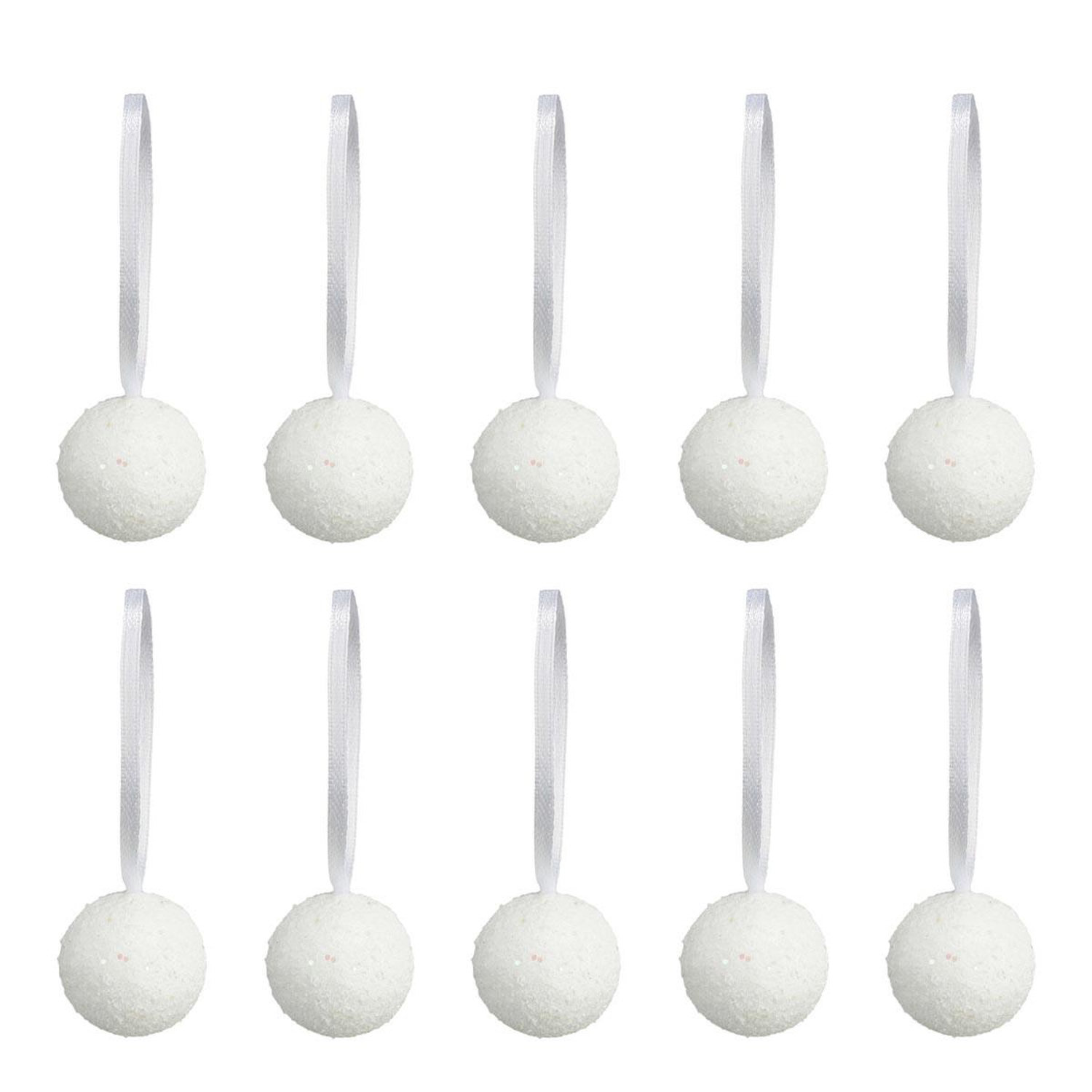 Feeric Light & Christmas Lot de 10 Boules de Noël Polaire 6cm - vue 2