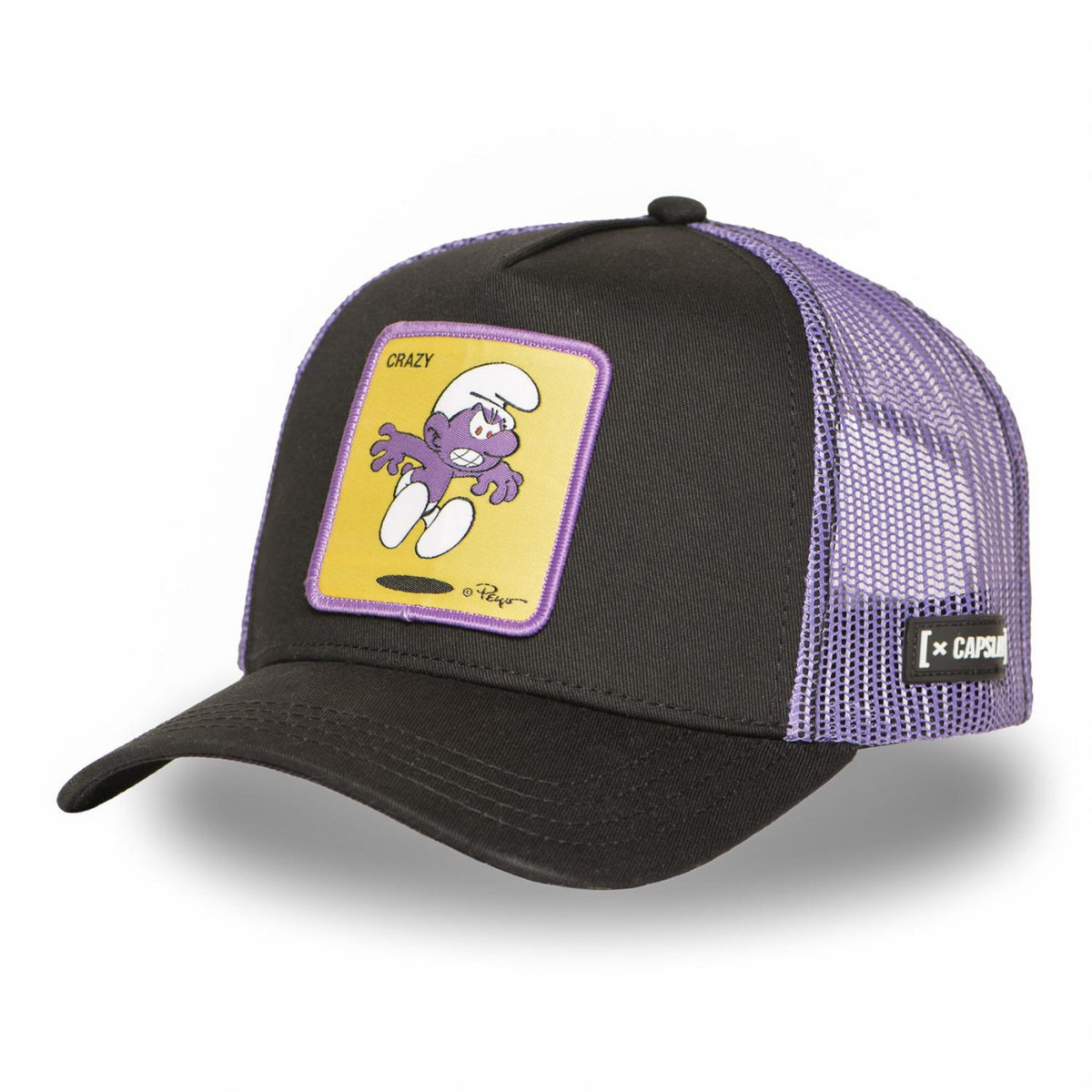 CAPSLAB Casquette trucker avec filet The Smurfs Crazy