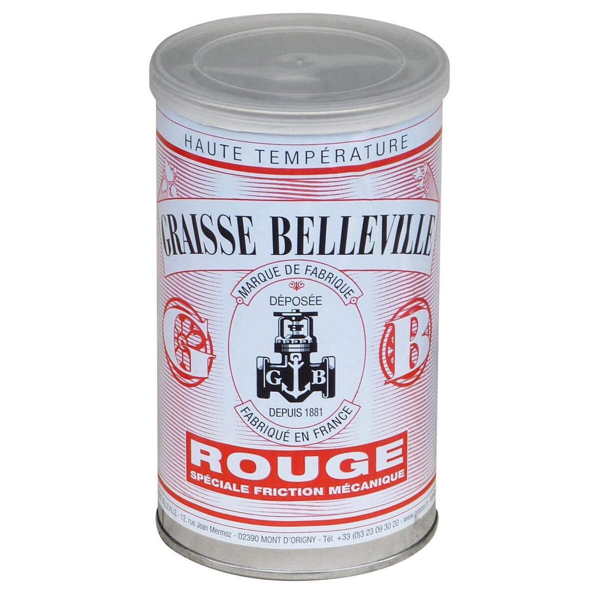 GRAISSE BELLEVILLE Graisse belleville rouge friction mécanique 700g