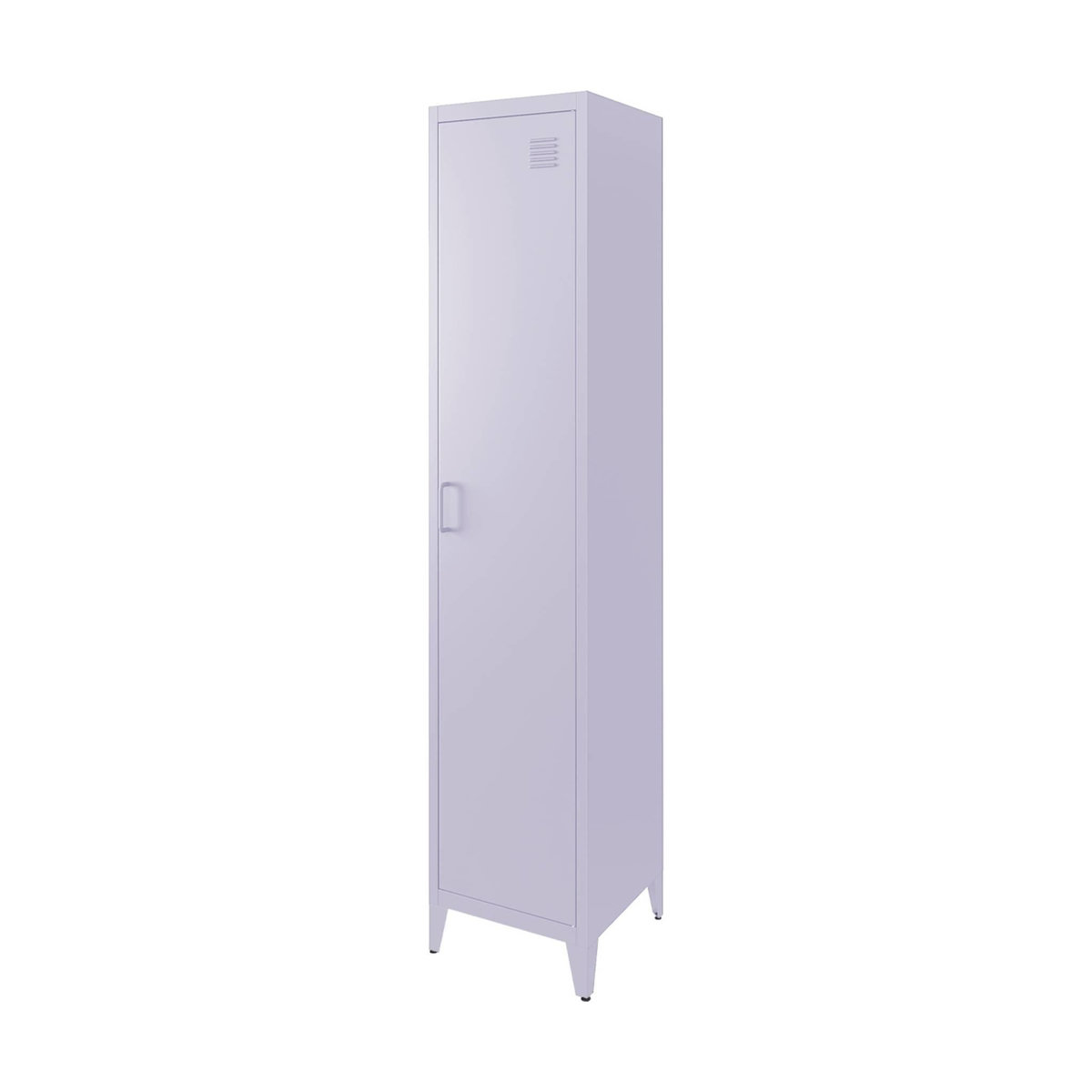 SWEEEK Armoire chambre industrielle métal, 4 espaces de rangement