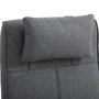 Voir la diapositive 6 : HOMCOM HOMCOM Fauteuil de bureau manager grand confort repose-pied tétière intégrés dossier inclinable lin gris