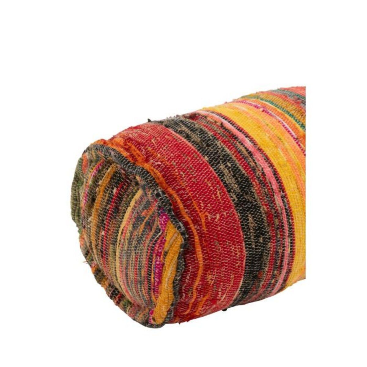 Paris Prix Coussin Traversin Déco  Chindi  30x80cm Multicolore