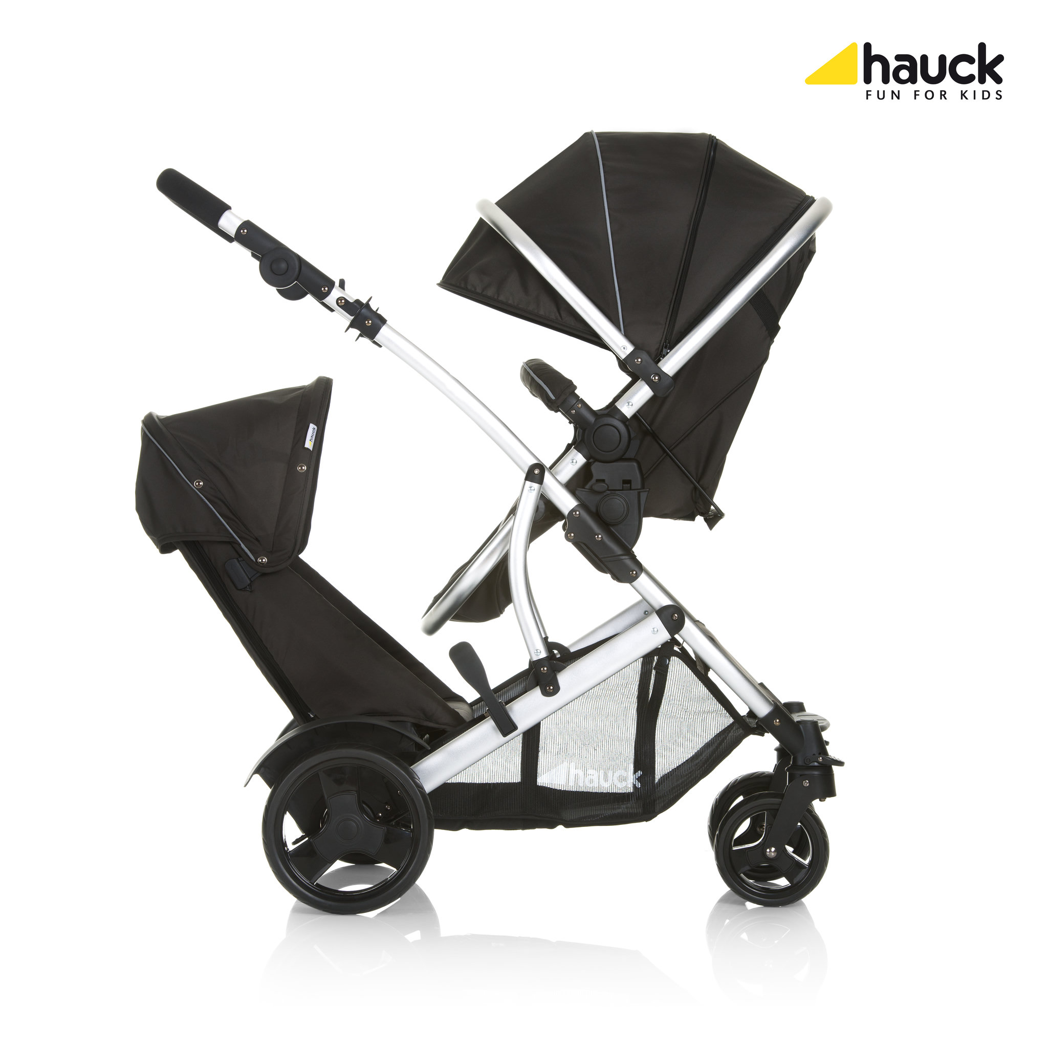 Voir la diapositive 7 : HAUCK Poussette double Duett 2