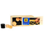 Longfield Games LONGFIELD GAMES Pions de jeu de dames avec boite de rangement Longfield