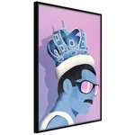 Paris Prix Affiche Murale Encadrée  King of Music. Coloris disponibles : Noir, Jaune