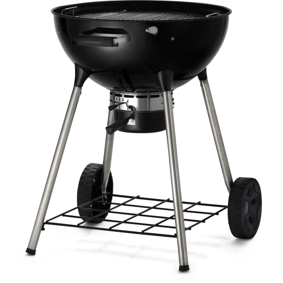 NAPOLEON Barbecue charbon Kettle Premium noir sur pieds 57cm
