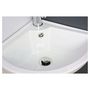 Voir la diapositive 2 : ONDEE PIVOINE Lave-mains 46cm BLANC