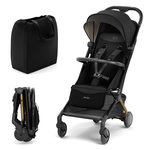KINDERKRAFT Poussette compacte et facile à plier pour voyages et déplacements. Coloris disponibles : Beige, Noir