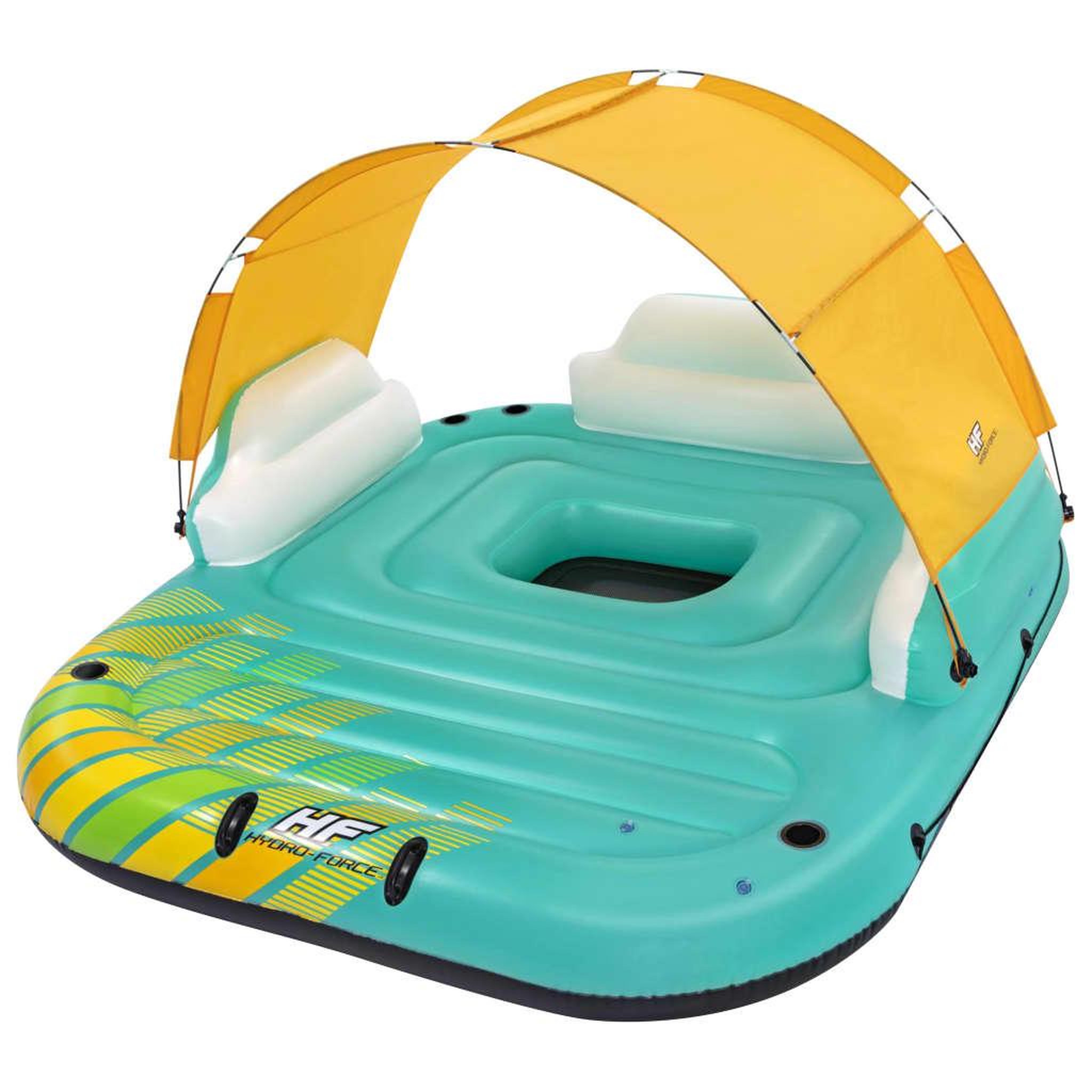 Voir la diapositive 2 : BESTWAY Bestway Île de piscine gonflable 5 personnes Sunny Lounge 291x265x83cm