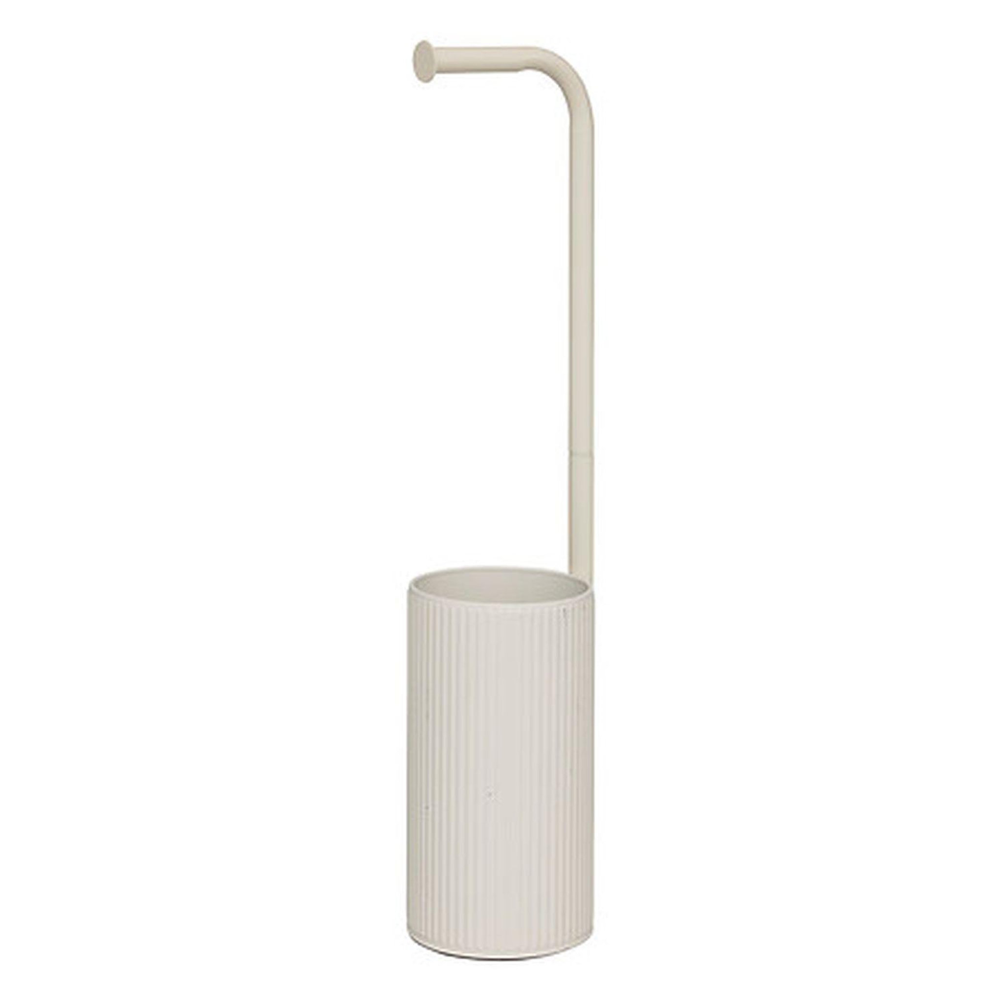 FIVE Dérouleur avec réserve pour papier toilette onyx - beige