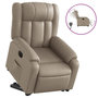 Voir la diapositive 2 : VIDAXL Fauteuil inclinable electrique cappuccino similicuir