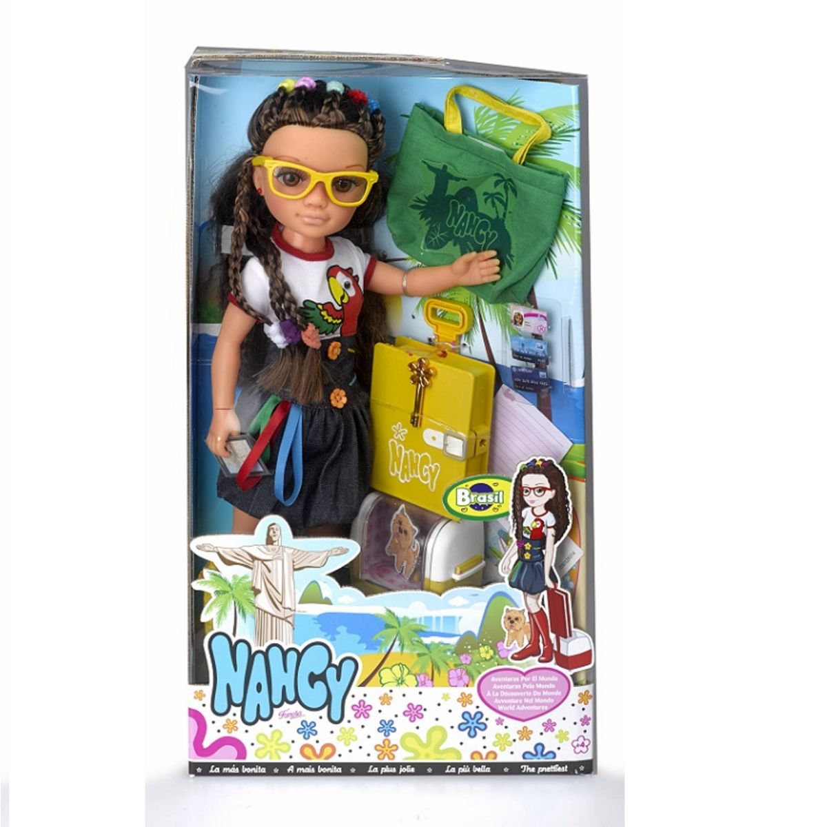 FAMOSA Poupée Nancy à la découverte de Rio