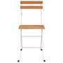 Voir la diapositive 4 : VIDAXL Chaises de bistrot pliantes lot de 2 Bois d'acacia solide acier