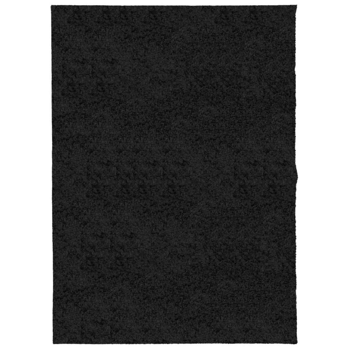 VIDAXL Tapis shaggy PAMPLONA poils longs moderne noir 140x200 cm